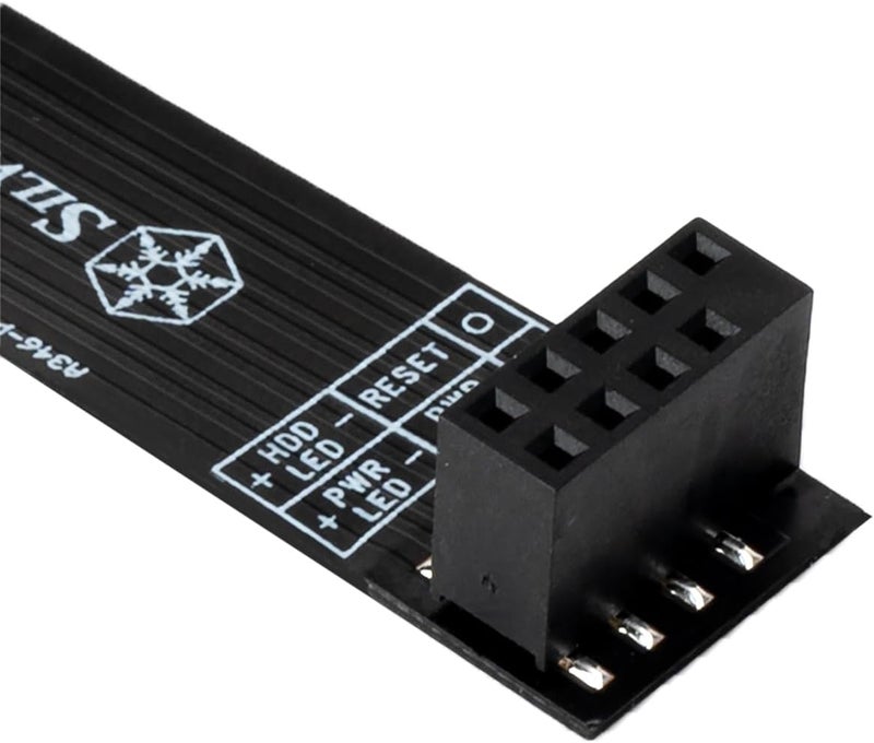 SilverStone Technology CP15 Low-Profile Front I/O Power Switch Extension, SST-CP15 - Image 5